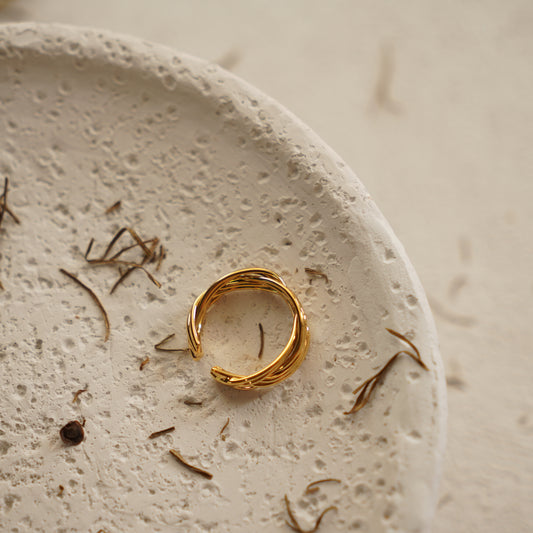 Vila Adjustable Layered Ring