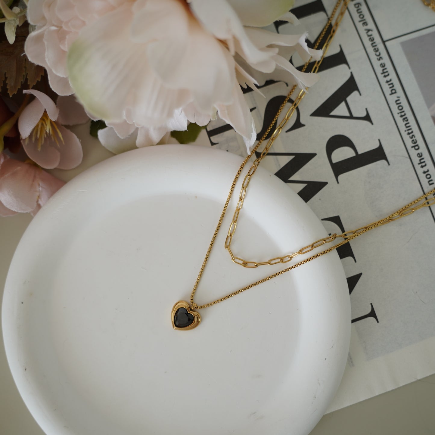 Kime Love Double Layer Necklace
