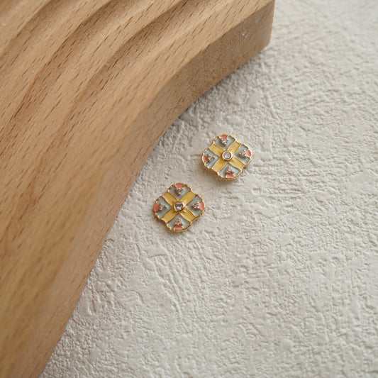 Dome Color Earring