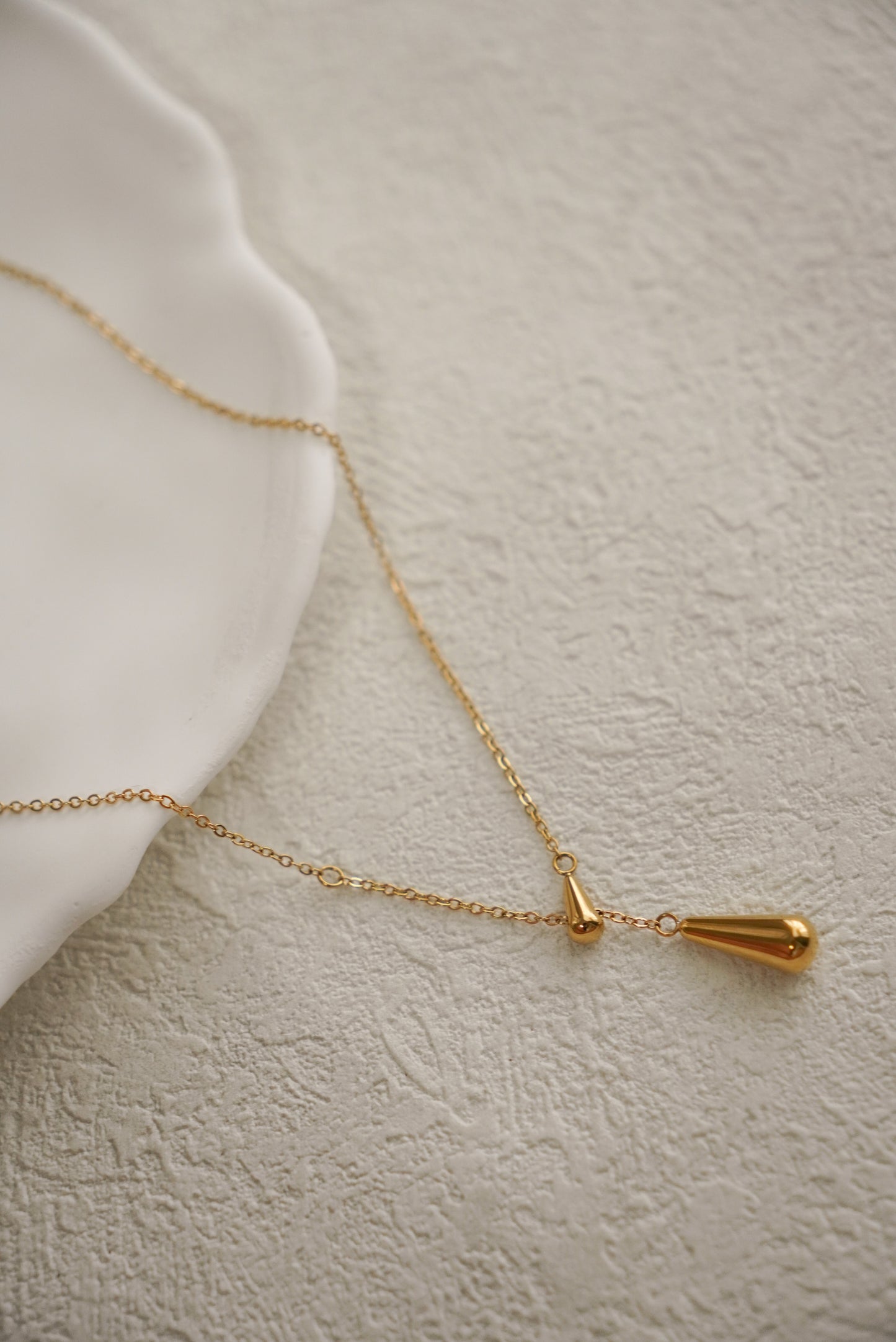 Water Drops Adjustable Necklace