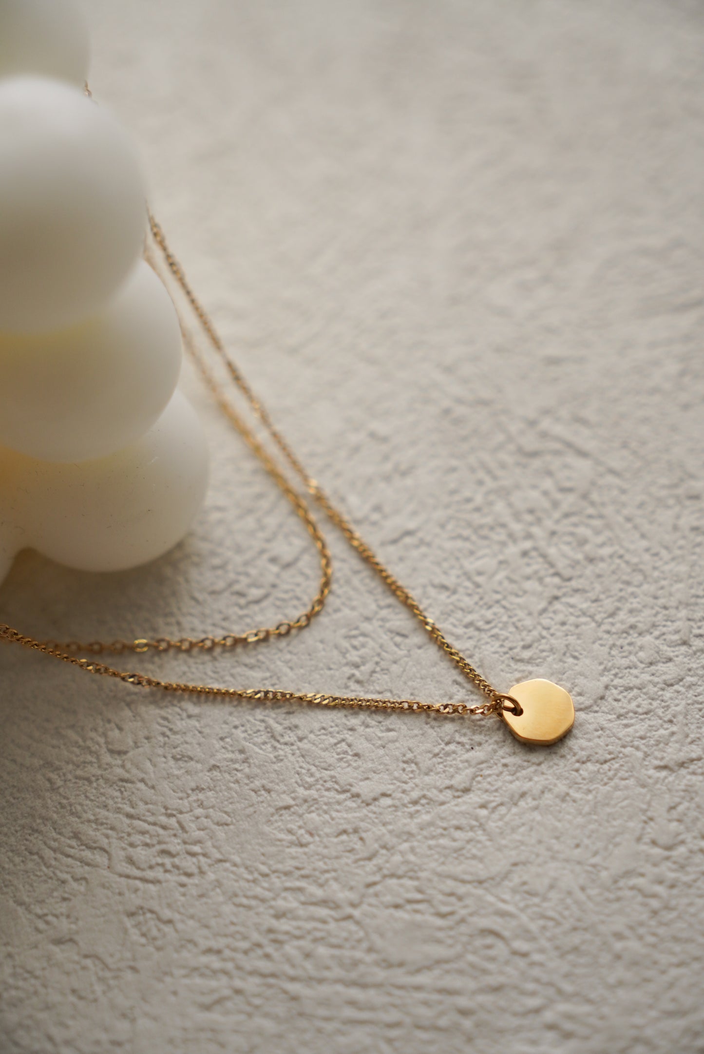 Saven Plated Layered Necklace