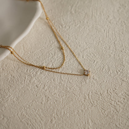Cooly Double Layer Necklace