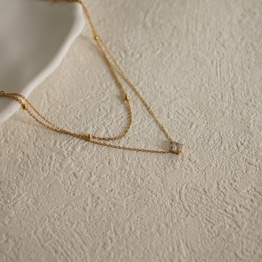 Cooly Double Layer Necklace