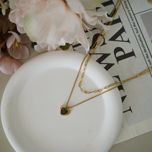 Kime Love Double Layer Necklace