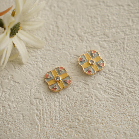 Dome Color Earring