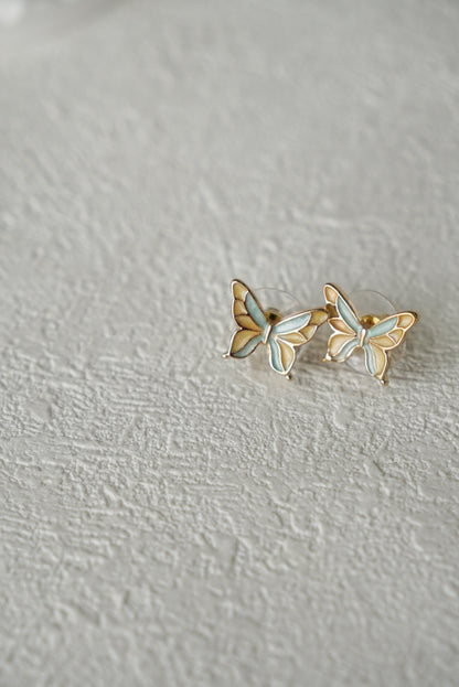 Pastel Color Butterfly Earrings
