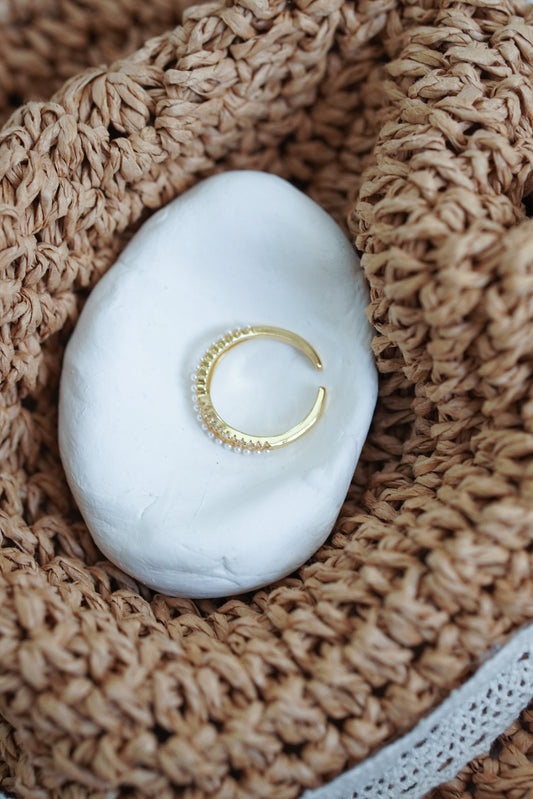 Neyly Overlap Adjustable Ring